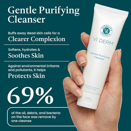 Hydrating Gentle Face Cleanser – Aloe, Antioxidants & Willow Bark, Travel Size