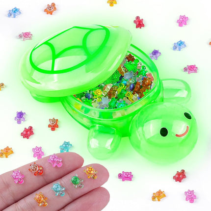 200 Mini Resin Turtles + 1 Jumbo – Glow in the Dark for Fairy Garden & Dollhouse