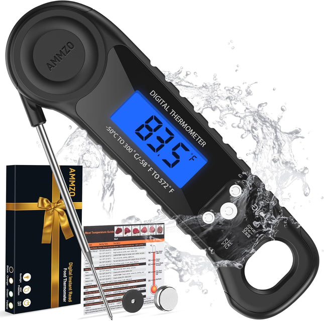 Digital Instant-Read Meat Thermometer for Cooking, Grilling & Baking
