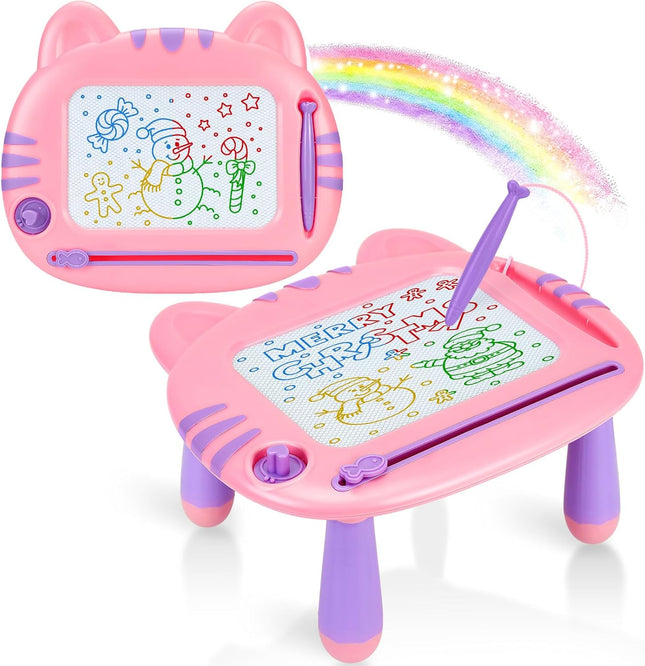 Magnetic Drawing Doodle Board – Educational Toddler Toy for Girls 3–6