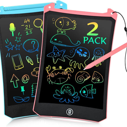 2-Pack LCD Writing Tablet for Toddlers – Travel, Drawing & Easter Basket Gifts