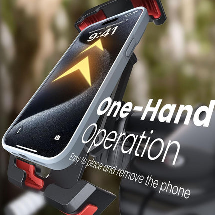 2026 Upgraded Bike Phone Holder, 1S Quick Install Handlebar Mount for iPhone Samsung