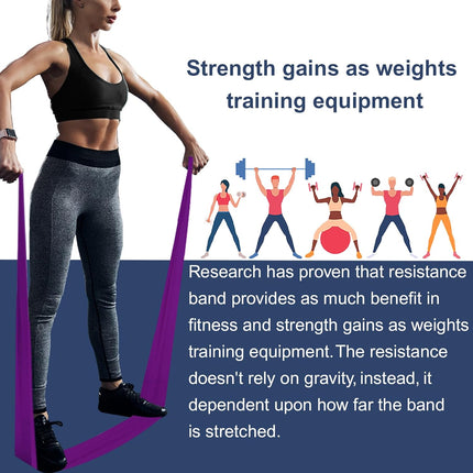 Professional Long Non-Latex Resistance Bands for Yoga, Pilates and Rehab