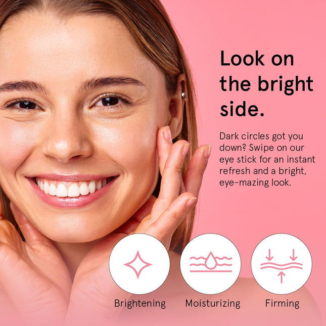 Under Eye Brightener Balm Stick 0.13oz – Caffeine, Niacinamide & Hyaluronic Acid