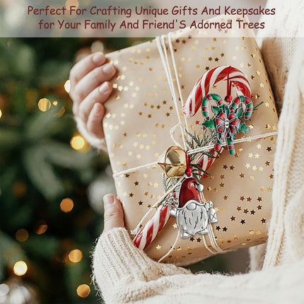 2025 Solid Pewter Christmas Tree Ornament – Handcrafted Metal DIY Holiday Hanging Decoration