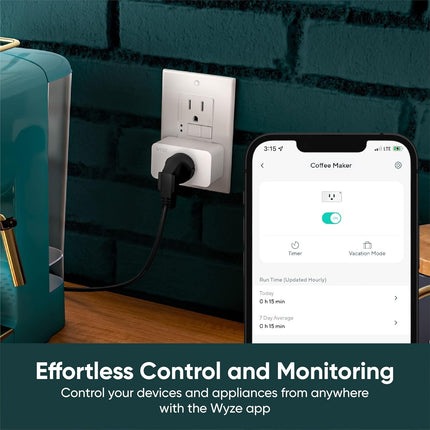 2-Pack WiFi Smart Plug – Works with Alexa, Google Assistant & IFTTT