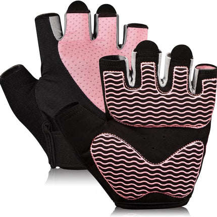 Workout Gloves for Women with Non-Slip Silicone Padding for Gym Training