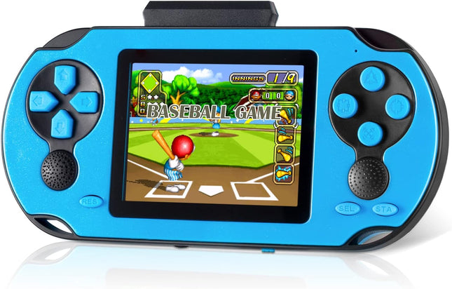 16-Bit Handheld Gaming Device, 3” Screen, 230 Classic Games, USB Rechargeable