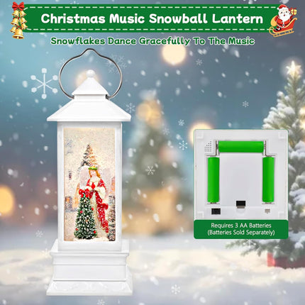 Christmas Water Lantern – LED Music Lantern for Girls, Women & Home Decor