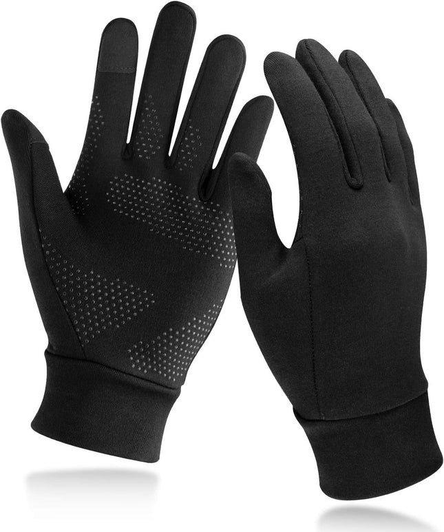 Cycling & Running Gloves – Touchscreen Compatible, Anti-Slip Warm Liners