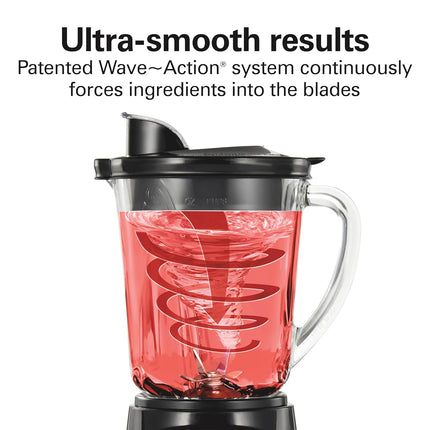 Power Elite Wave Action Blender 700W 40oz Glass Jar Smoothie Maker