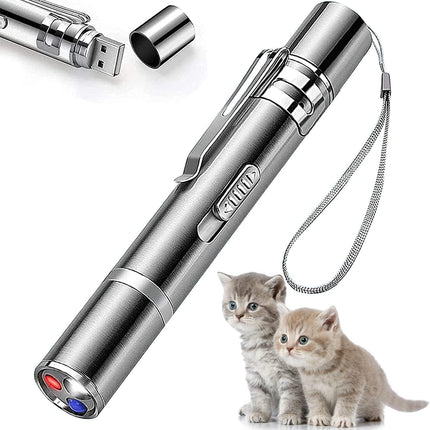 Indoor Cat Toy – Light Pointer Wand for Cats, Kittens & Pet Play