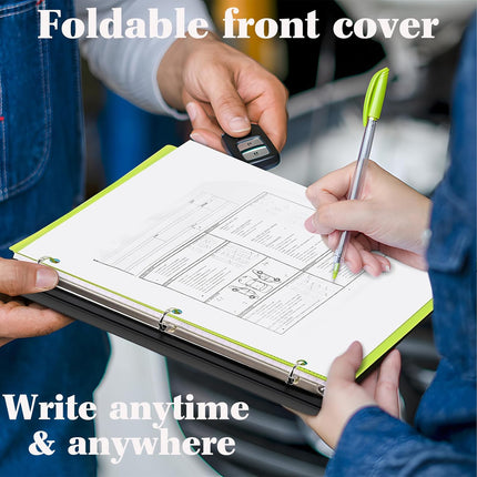 3-Ring Binder Notebook – Telescoping, Refillable, Graph & College Paper