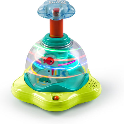 Press & Glow Spinner Musical Baby Toy, Cause & Effect Learning Toy, 6 Months+