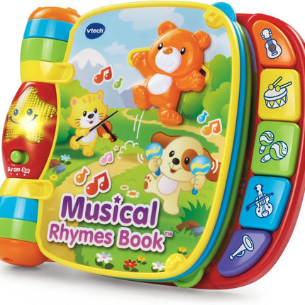 Toddler Musical Story Book Red Learning Toy with Fun Rhymes & Sounds