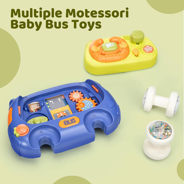 Baby Musical Steering Wheel Toy – Portable Sensory & Early Learning Fun