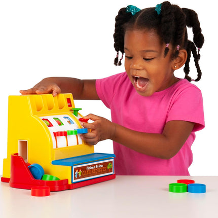 Fisher Price Retro Cash Register Classic Preschool Toy for Kids Ages 2+