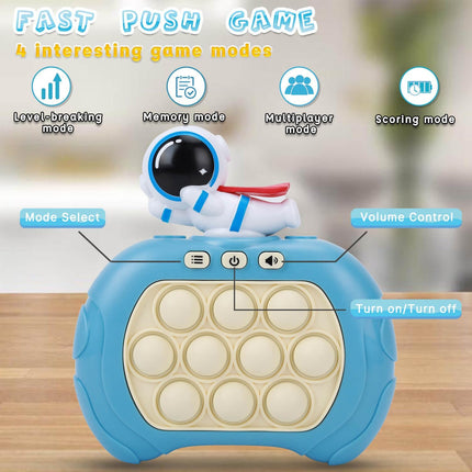 Fast Push Bubble Game V2 – Light-Up Fidget Toy, Kids & Adults, Travel