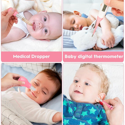 Baby Healthcare & Grooming Kit – Newborn Essentials with Brush, Clipper & Thermometer