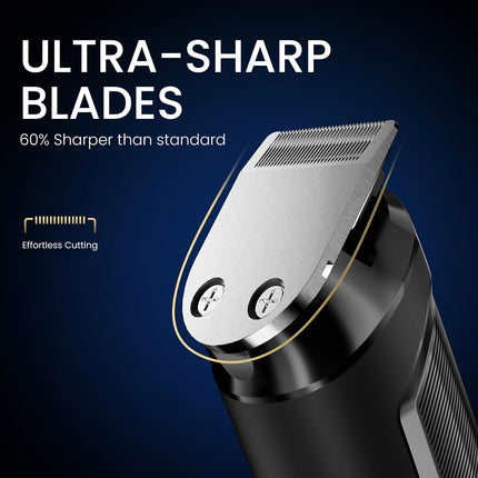 3-in-1 Beard Trimmer for Men IPX6 Waterproof Electric Razor Grooming Kit Type-C