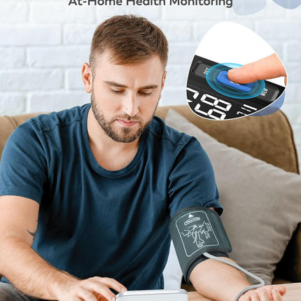 Upper Arm Blood Pressure Monitor, Large Display, 2 Users, 240 Memory, HR