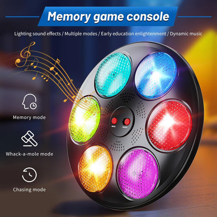 Handheld Light-Up Memory Game – Electronic Sound Toy for Kids Ages 3-12
