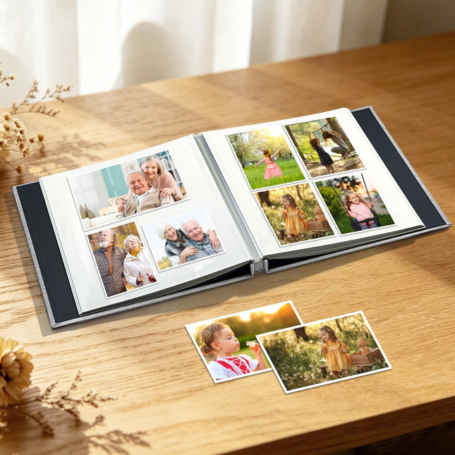 Large Self-Adhesive Photo Album, 40 Pages for 4x6, 5x7 and 8x10 Photos