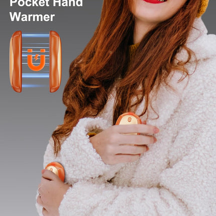 2-Pack Rechargeable Hand Warmers – Electric Pocket Heater for Outdoors