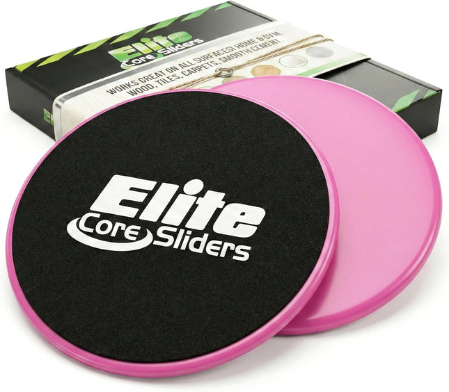 Dual Sided Workout Sliders, Compact Core Training Equipment for Home Gym