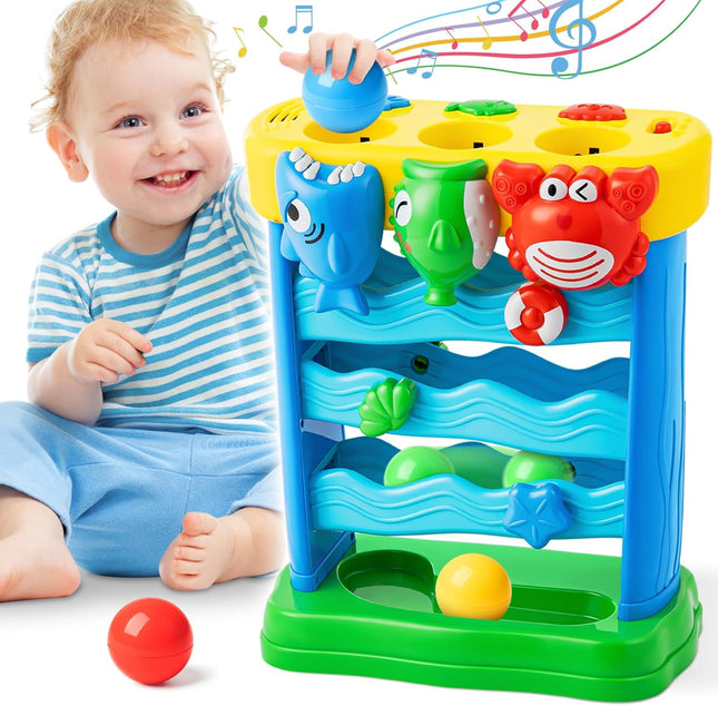 Musical & Interactive Baby Toys for 12–18 Months, Montessori Learning