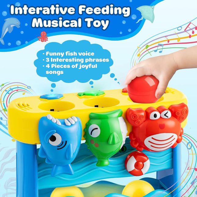 Musical & Interactive Baby Toys for 12–18 Months, Montessori Learning
