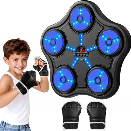 Smart Bluetooth Boxing Machine Wall Mounted Punching Bag Kids Ages 5-12