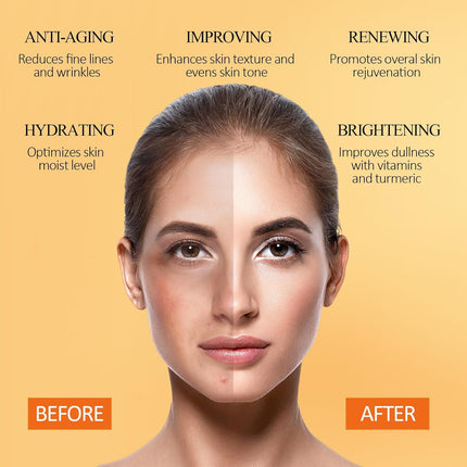 Turmeric Vitamin C Clay Mask – Deep Cleansing, Brightening & Pore Refining