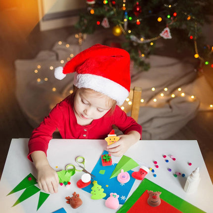 24 PCS Holiday Mochi Squishy Fidget Toys for Kids Boys Girls Stocking Stuffers