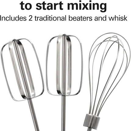 Hamilton Beach 6-Speed Electric Hand Mixer 250W with QuickBurst, Beaters and Storage Case