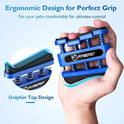 Finger Strengthener Hand Exerciser Grip Trainer for Finger Dexterity and Strength