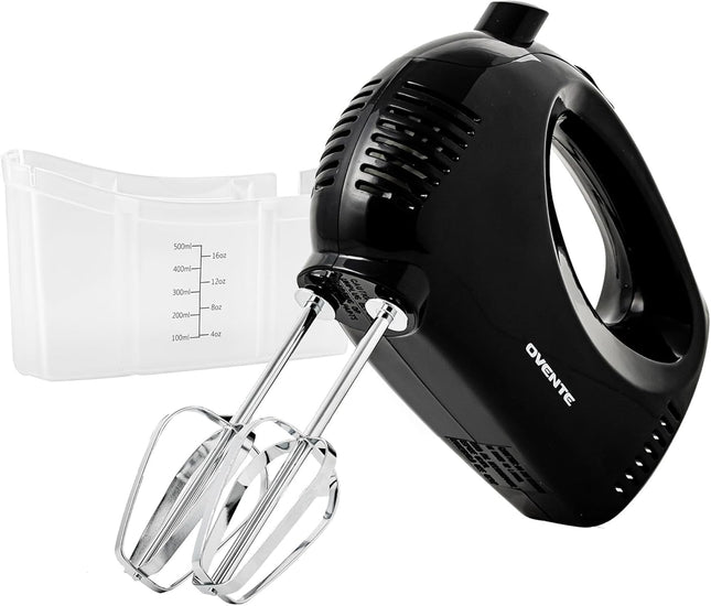 Electric Hand Mixer – 5 Speeds, 150W, Snap-On Storage Case, Black HM151B