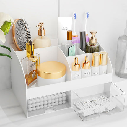 Makeup Organizer with Drawers – Cosmetic Storage for Vanity & Bathroom