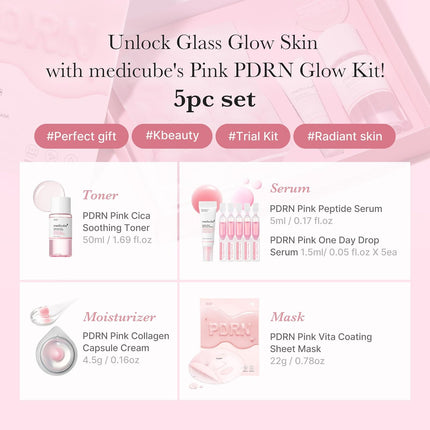 Salmon DNA PDRN Mini Skincare Set – Toner, Serum & Mask for Hydration