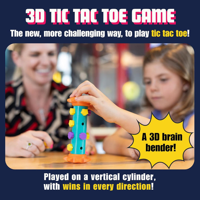 Tic Tac Totem 4x4 Strategy Board Game Portable Travel Game Ages 6+