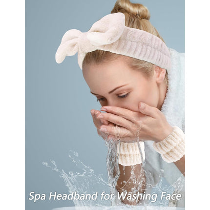 6 Pack Spa Headbands for Women Makeup Face Wash Skincare Hair Accessories
