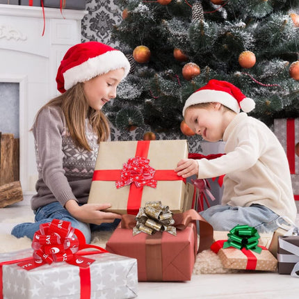 16PCS Large Christmas Pull Bows Ribbon Wrap Accessories for Gifts & Decor