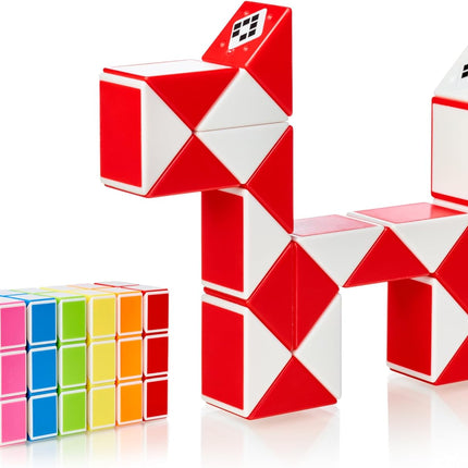 Magic Snake Cube – Fidget & Travel Toy for Kids Ages 4-8