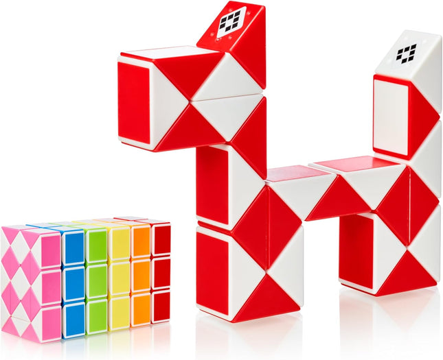 Magic Snake Cube – Fidget & Travel Toy for Kids Ages 4-8