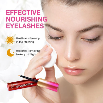 Premium Eyelash Growth Serum – Vegan, Cruelty-Free, Longer Fuller Lashes