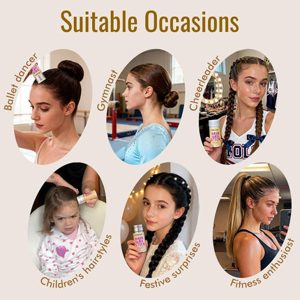 Hair Wax Stick for Flyaway Control – Styling Pomade for Kids, Women, Men (Pack of 4)