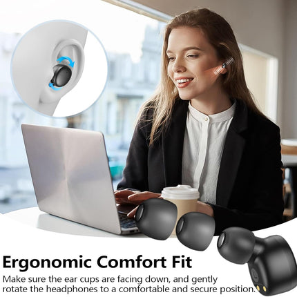 Wireless Earbuds Bluetooth 5.3 – Lightweight, Deep Bass, Built-in Mic for Sports