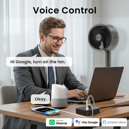 Smart WiFi Power Strip – 3 Outlets, 3 USB Ports, Alexa & Google Home