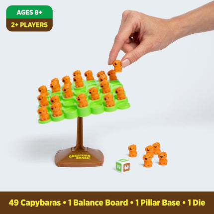 Creature Crash Capybara Balancing Game, Family Fun for Kids & Adults