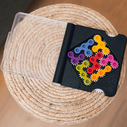 IQ Gears Portable Brain Teaser Game for Kids & Adults Travel Fun